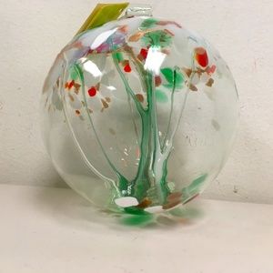 Kitras Art GLASS Ornament tree of enchantment LARGE CHRISTMAS HOLIDAY NWT